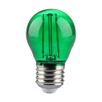 V-TAC VT-2132 Lampe ampoule led verte 2W E27 G45 filament de verre coloré vert - SKU 217411 V-TAC VT-2132 Lampe ampoule led verte 2W E27 G45 filament de verre coloré vert - SKU 217411