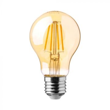 Ampoule LED V-TAC VT-2133 filament ambre 12W 112LM/W E27 A70 blanc chaud 2200K - SKU 217457 Ampoule LED V-TAC VT-2133 filament ambre 12W 112LM/W E27 A70 blanc chaud 2200K - SKU 217457
