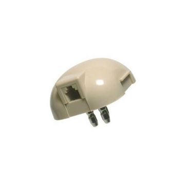 Fiche à trois broches avec une prise pour brancher 6/4c Fanton 22070 Fiche à trois broches avec une prise pour brancher 6/4c Fanton 22070