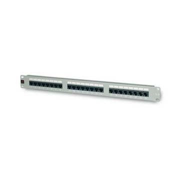 Panneaux de brassage Patch panels 24 Ports UTP CAT5E 1U couleur gris pour armoire rack 19" Fanton 23422 Panneaux de brassage Patch panels 24 Ports UTP CAT5E 1U couleur gris pour armoire rack 19" Fanton 23422