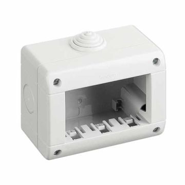 Idrobox 3 modules horizontaux étanche IP40 - Bticino 25403 Idrobox 3 modules horizontaux étanche IP40 - Bticino 25403