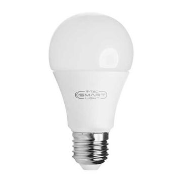 V-TAC Smart light VT-5113 Ampoule LED WiFi E27 10W RGB+3IN1 dimmable fonctionne avec smartphone - sku 2751 V-TAC Smart light VT-5113 Ampoule LED WiFi E27 10W RGB+3IN1 dimmable fonctionne avec smartphone - sku 2751