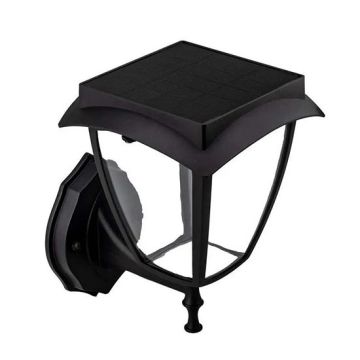 V-TAC VT-982 Applique de jardin solaire à LED facing up 2W 110LM changement de couleur 2IN1 switch corps noir Étanche IP65 - SKU 2892
