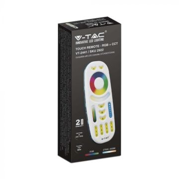 V-TAC VT-2441 Télécommande sans fil pour contrôleur de bande LED RGB+CCT - 2922 V-TAC VT-2441 Télécommande sans fil pour contrôleur de bande LED RGB+CCT - 2922