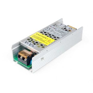 V-TAC VT-20077 Alimentation LED SLIM 75W 12V 6A acier inoxydable IP20 - SKU 3247