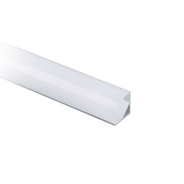 V-TAC VT-8109 Profilé aluminium angulaire 2m, couleur argent, cache satiné pour bande LED 2000 x 15,8 x 15,8mm - sku 3353