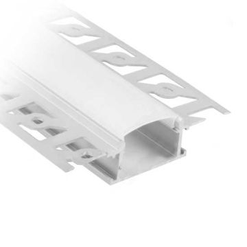 V-TAC VT-8101 profil en aluminium Milky 2MT cover - sku 3359