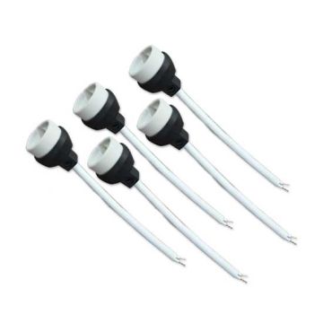 Adattatore Filo Flessibile per LED GU10 in ceramica 220V 2A 1pcs Mod. VT- 791 Adattatore Filo Flessibile per LED GU10 in ceramica 220V 2A 1pcs Mod. VT- 791