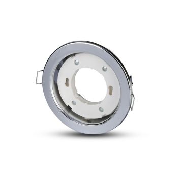 V-TAC VT-715 Plafond Rond chrome pour Spot LED GX53 - SKU 3677 V-TAC VT-715 Plafond Rond chrome pour Spot LED GX53 - SKU 3677