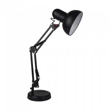 V-TAC VT-7512 Lampe de table design support métallique réglable support E27 noir - sku 40341 V-TAC VT-7512 Lampe de table design support métallique réglable support E27 noir - sku 40341