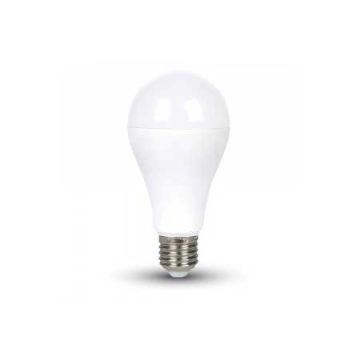 VT-2015 Ampoule LED thermoplastique E27 A65 15W blanc chaud 2700K - SKU 4453 VT-2015 Ampoule LED thermoplastique E27 A65 15W blanc chaud 2700K - SKU 4453