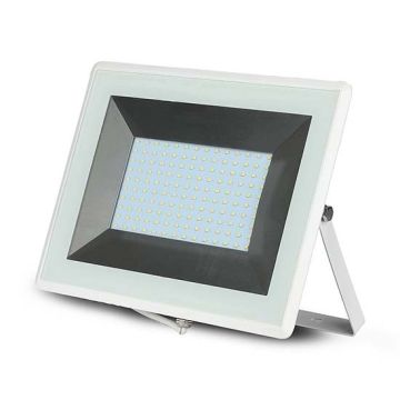 V-TAC VT-40101 projecteur led smd 100W blanc chaud 3000K E-Series ultra slim blanc IP65 - SKU 5967 V-TAC VT-40101 projecteur led smd 100W blanc chaud 3000K E-Series ultra slim blanc IP65 - SKU 5967