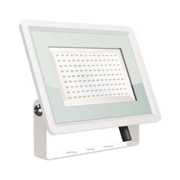 V-TAC VT-49204 Projecteur LED 200W SMD 88LM/W 110° blanc naturel 4000K slim aluminium blanc IP65 - SKU 6735