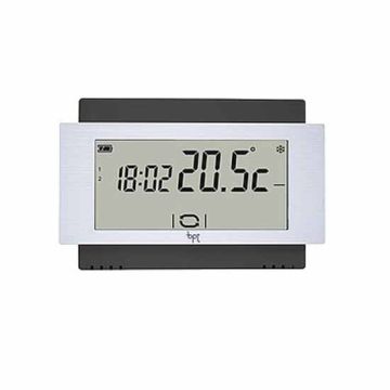 Thermostat à écran tactile 230V Noir mur Bpt TA/500 BK 230