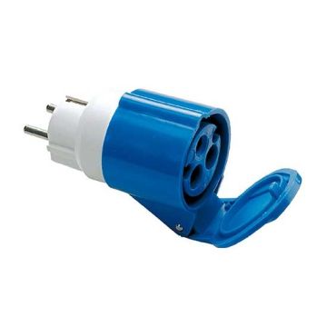 Adaptateur pour prise industrielle de S31 à 1 prise CEE 230V IP44 Fanton 73001 Adaptateur pour prise industrielle de S31 à 1 prise CEE 230V IP44 Fanton 73001