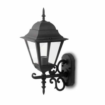 V-TAC VT-761 Applique du jardin grand Lamp IP44 Facing Up E27 noir - sku 7521
