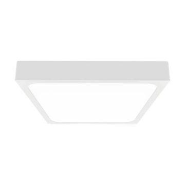 V-TAC VT-8630W-SQ plafonnier led 30W IP44 carré blanc 360° design moderne 3000K couleur blanche - sku 7630 V-TAC VT-8630W-SQ plafonnier led 30W IP44 carré blanc 360° design moderne 3000K couleur blanche - sku 7630