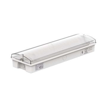 Lampe de secours LED V-TAC VT-997 3W avec bouton d&#39;auto-test et fonction de contrôleur RF 6400K IP65 - 7688