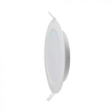 V-TAC VT-61006 Mini panneau led 6W panneau encastrable rond 110lm/w lumière blanc chaud 3000K - 7858