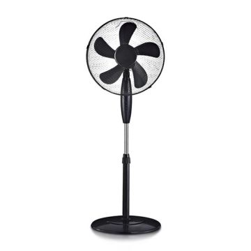 V-TAC VT-5016-5 Ventilateur 55W au sol 120CM Base ronde 5-lames fonction d'oscillation corps noir - sku 7923 V-TAC VT-5016-5 Ventilateur 55W au sol 120CM Base ronde 5-lames fonction d'oscillation corps noir - sku 7923