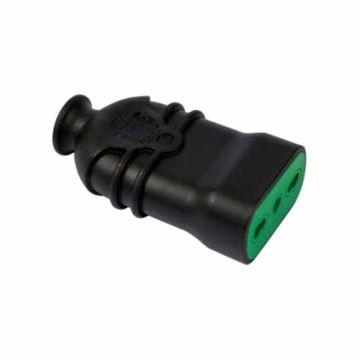 Prise italienne double taille standard. 2P+E 16A mod. HI-PRO Corps noir Fanton 81111 Prise italienne double taille standard. 2P+E 16A mod. HI-PRO Corps noir Fanton 81111