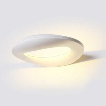 V-TAC VT-811 Applique murale LED 10W blanc chaud 3000K corps aluminium rond blanc IP20 - SKU 8307