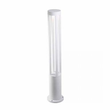 V-TAC VT-820 10W Led jardin sol lumière lampe corps blanc IP65 80cm blanc froid 6400K - SKU 8327