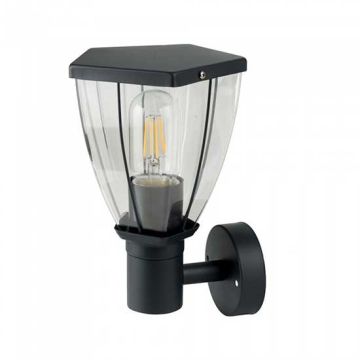V-TAC VT-835 Applique du jardin Lamp 1xE27 Facing Up Acier inoxydable Gris foncé IP44 - sku 8628