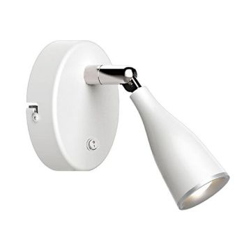 V-TAC VT-805 Applique LED 4,5W blanc réglable avec interrupteur ON/OFF applique murale blanc chaud 3000K - SKU 218675 V-TAC VT-805 Applique LED 4,5W blanc réglable avec interrupteur ON/OFF applique murale blanc chaud 3000K - SKU 218675