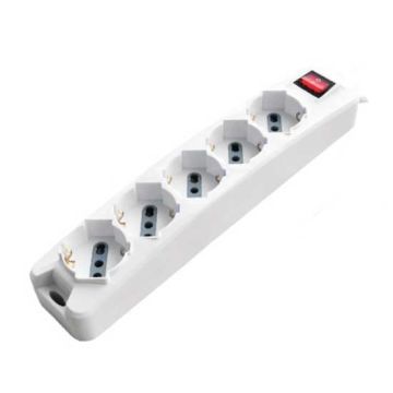 V-TAC Rallonge électrique Multiprise 5 x Schuko 10/16A 3500W câble 1,5m avec interrupteur on/off - sku 8712 V-TAC Rallonge électrique Multiprise 5 x Schuko 10/16A 3500W câble 1,5m avec interrupteur on/off - sku 8712