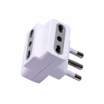 V-TAC Adaptateur multiple électrique 3 prise 10/16A 2P+T norme italienne - sku 8722 V-TAC Adaptateur multiple électrique 3 prise 10/16A 2P+T norme italienne - sku 8722