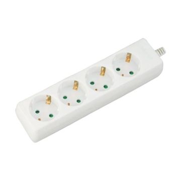 V-TAC VT-1104-2 Rallonge électrique Multiprise 4 x Schuko 16A EU standard 3680W câble 1,5m - sku 8756 V-TAC VT-1104-2 Rallonge électrique Multiprise 4 x Schuko 16A EU standard 3680W câble 1,5m - sku 8756