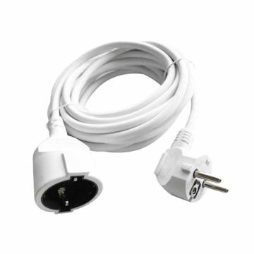 V-TAC VT-3001-3 Prolongateur rallonge électrique schuko 16A EU standard câble blanc 3m - sku 8778 V-TAC VT-3001-3 Prolongateur rallonge électrique schuko 16A EU standard câble blanc 3m - sku 8778
