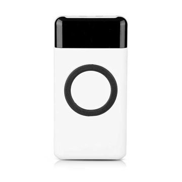 V-TAC VT-3521 Power Bank Wireless Charger 10.000mah 2 sorties micro USB 2A corps ABS blanc - sku 8906 V-TAC VT-3521 Power Bank Wireless Charger 10.000mah 2 sorties micro USB 2A corps ABS blanc - sku 8906