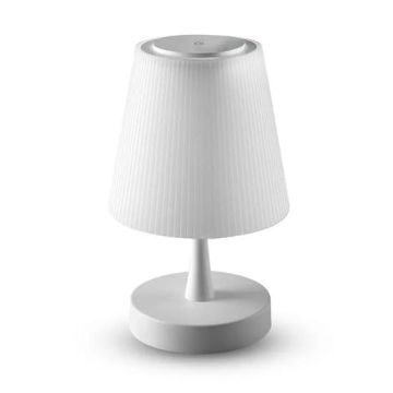 V-TAC VT-7515 Lampe de table LED 4W tactile dimming corps portable blanc - SKU 8930 V-TAC VT-7515 Lampe de table LED 4W tactile dimming corps portable blanc - SKU 8930