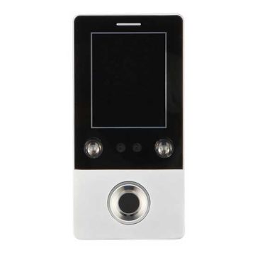 Lecteur de contrôle d'accès mural autonome reconnaissance faciale avec clavier combiné avec lecteur RFID corps en aluminium IP65