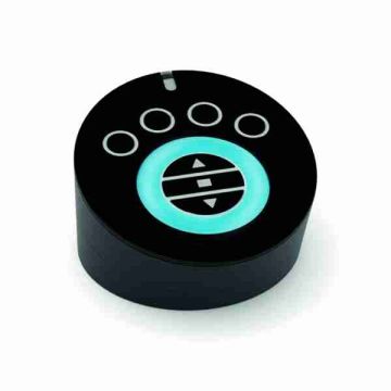 Transmetteur portable NICE AGIO pour la commande des rideaux, stores, éclairages, charges électriques AG4B avec socle de recharge