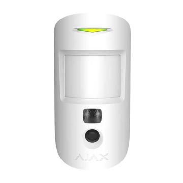 AJAX MotionCam AJMC Détecteur de mouvement PIR sans fil 868 MHz avec caméra immunitaire pour animaux de compagnie AJAX MotionCam AJMC Détecteur de mouvement PIR sans fil 868 MHz avec caméra immunitaire pour animaux de compagnie