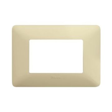 AM4803BCD plaque 3 modules - couleur corde BTICINO MATIX AM4803BCD plaque 3 modules - couleur corde BTICINO MATIX