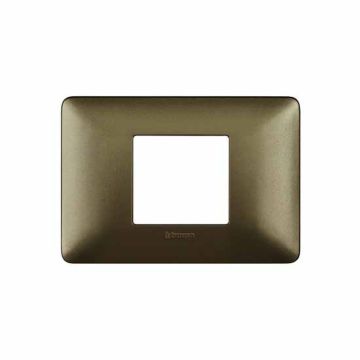 Plaque Matix 2 modules - Couleur titane AM4819MTA