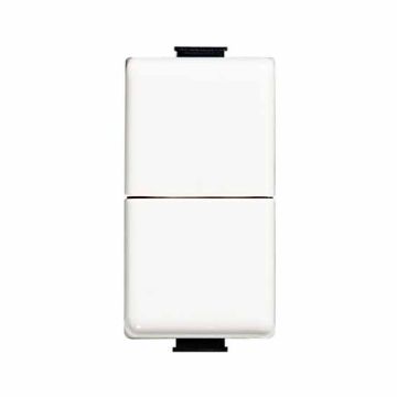 Bouton poussoir 1P + 1P NO 10A 250V Blanc Bticino Matix AM5055 Bouton poussoir 1P + 1P NO 10A 250V Blanc Bticino Matix AM5055
