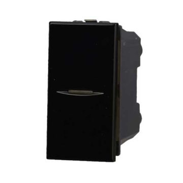 Onduleur 1P 16A compatible Bticino Axolute couleur noir Ettroit AN0901