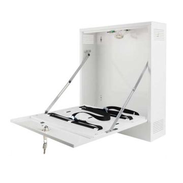 Boîte en métal pour CCTV DVR verticale -tamper AWO529W Boîte en métal pour CCTV DVR verticale -tamper AWO529W