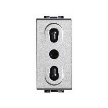 NT4180 Bticino Living Light 2P + T 10 / 16A 250V TECH plug NT4180 Bticino Living Light 2P + T 10 / 16A 250V TECH plug