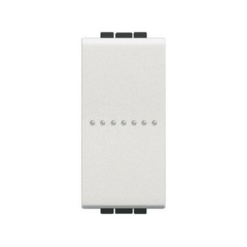 Pulsante Bticino Livinglight ax 1P NO 10A 1m bianco N4055N Pulsante Bticino Livinglight ax 1P NO 10A 1m bianco N4055N