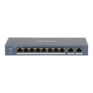 Hikvision DS-3E0310P-E/M Unmanaged Switch Ports PoE 10/100Mbps + 2 Ports 10/100/1000Mbps 60W Hikvision DS-3E0310P-E/M Unmanaged Switch Ports PoE 10/100Mbps + 2 Ports 10/100/1000Mbps 60W