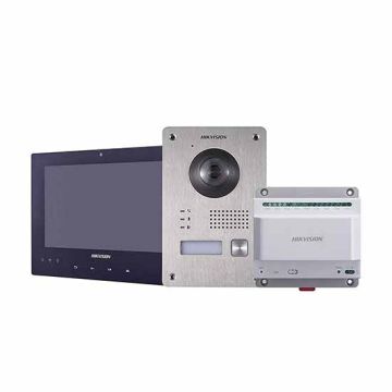 Hikvision DS-KIS701/EU-B Kit Interphone vidéo 7” écran tactile Famille unique 2 fils camera full hd 1080p fisheye Hikvision DS-KIS701/EU-B Kit Interphone vidéo 7” écran tactile Famille unique 2 fils camera full hd 1080p fisheye