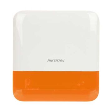 Hikvision AXPRO DS-PS1-E-WE Sirène d'alarme sans fil Wireless 868MHz indicateur LED Orange 110dB usage extérieur IP65 Hikvision AXPRO DS-PS1-E-WE Sirène d'alarme sans fil Wireless 868MHz indicateur LED Orange 110dB usage extérieur IP65