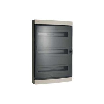 Tableau mural 54 modules blanc avec porte transparente fumée 396x526x112mm IP40 FAEG - FG14454 Tableau mural 54 modules blanc avec porte transparente fumée 396x526x112mm IP40 FAEG - FG14454