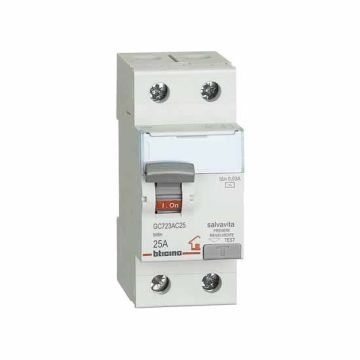 Interrupteur différentiel ac 2p 25a 30m Bticino GC723AC25 Interrupteur différentiel ac 2p 25a 30m Bticino GC723AC25
